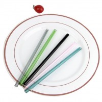 Reusable Straight Borosilicate Glass Drinking Straws